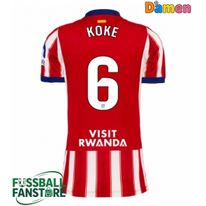 Atletico Madrid Koke #6 Replik Heimtrikot Damen 2026-27 Kurzarm